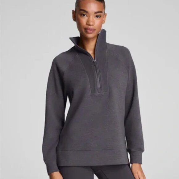 SPANX Tops - NWT SPANX AirEssentials® Brushed Half Zip Tunic